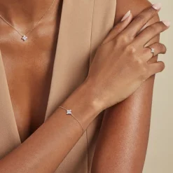 Histoire d'Or Bracelet Eclosion Precieuse Or Jaune Oxyde De Zirconium* Bracelets