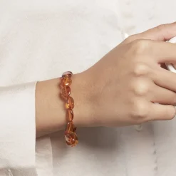 Histoire d'Or Bracelet Elastiqué Mirganez Ambre* Bracelets