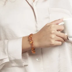 Histoire d'Or Bracelet Elastiqué Mirganez Ambre* Bracelets