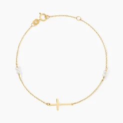 Histoire d'Or Bracelet Elsabeth Or Jaune Perle De Culture* Bracelets