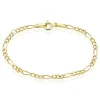 Outlet Histoire d'Or Bracelet Esma Maille Alternee 1/3 Or Jaune