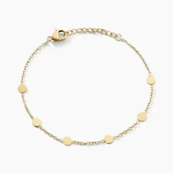 Online Histoire d'Or Bracelet Eva Acier Jaune