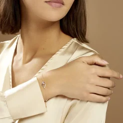 Histoire d'Or Bracelet Eye Or Jaune Oxyde De Zirconium