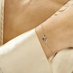 Histoire d'Or Bracelet Eye Or Jaune Oxyde De Zirconium