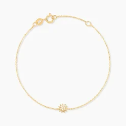 Histoire d'Or Bracelet Fenton Or Jaune Oxyde De Zirconium