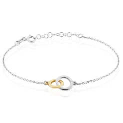 Histoire d'Or Bracelet Fethi Argent Bicolore* Bracelets|Bracelets Fantaisie