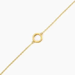 Discount Histoire d'Or Bracelet Fino Acier Jaune