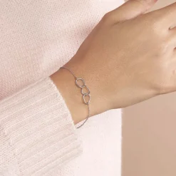 Histoire d'Or Bracelet Flat Argent Blanc* Bracelets|Bracelets Fantaisie