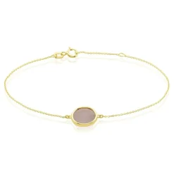 Discount Histoire d'Or Bracelet Florica Or Jaune Calcédoine or jaune calcedoine rose