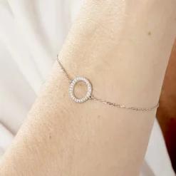 Histoire d'Or Bracelet Francesca Argent Blanc Oxyde De Zirconium* Bracelets|Bracelets Fantaisie