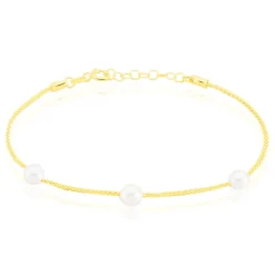 Histoire d'Or Bracelet Friea Or Jaune Perle De Culture* Bracelets