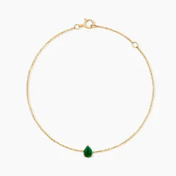 Histoire d'Or Bracelet Gathbiyya Or Jaune Emeraude* Bracelets