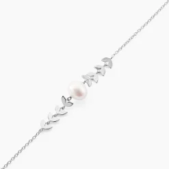 Best Histoire d'Or Bracelet Giacobbe Argent Blanc Perle De Culture