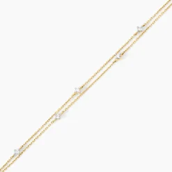 Histoire d'Or Bracelet Giordano Or Jaune Diamant Synthétique* Bracelets