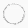 Histoire d'Or Bracelet Giorgia Argent Blanc* Bracelets|Bracelets Fantaisie