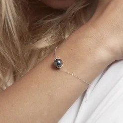 Online Histoire d'Or Bracelet Giunone Or Jaune Perle De Tahiti