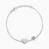 Online Histoire d'Or Bracelet Gloria Argent Blanc Oxyde De Zirconium