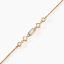 Histoire d'Or Bracelet Gold Chandelier Plaqué Or Doré Oxyde De Zirconium* Bracelets