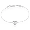 Histoire d'Or Bracelet Guilia Argent Blanc Oxyde De Zirconium