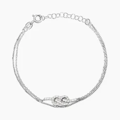 Histoire d'Or Bracelet Hadya Argent Blanc Oxyde De Zirconium