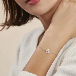 Histoire d'Or Bracelet Hervelina Argent Blanc Oxyde De Zirconium* Bracelets|Bracelets Fantaisie