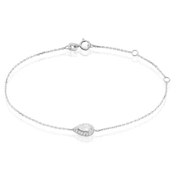 Hot Histoire d'Or Bracelet Hildana Or Blanc Oxyde De Zirconium