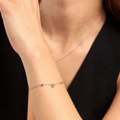 Histoire d'Or Bracelet Honey Argent Blanc Oxyde De Zirconium* Bracelets|Bracelets Fantaisie