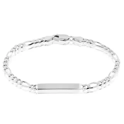 Histoire d'Or Bracelet Identité Argent Blanc Vivian* Bijoux Personnalisés|Bracelets