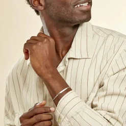 Histoire d'Or Bracelet Identité Argent Blanc Vivian* Bijoux Personnalisés|Bracelets