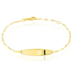 Hot Histoire d'Or Bracelet Identité Eowyn Maille Fantaisie Or Jaune