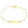 Histoire d'Or Bracelet Identité Estella Maille Cheval Or Jaune* Bijoux Personnalisés|Bracelets