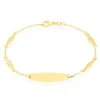 Histoire d'Or Bracelet Identité Eudoxie Maille Filigrane Or Jaune* Bijoux Personnalisés|Bracelets