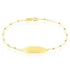 New Histoire d'Or Bracelet Identité Evelina Maille Boule Or Jaune