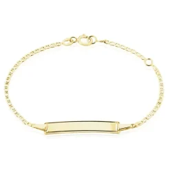 Best Histoire d'Or Bracelet Identité Fanelia Maille Marine Or Jaune