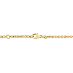 New Histoire d'Or Bracelet Identité Fanelia Maille Marine Or Jaune