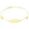 Online Histoire d'Or Bracelet Identité Gaspardine Maille Forçat Or Jaune