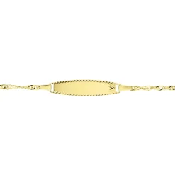 Histoire d'Or Bracelet Identite Bebe Or Jaune Ericka* Bijoux Personnalisés|Bracelets