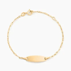 Histoire d'Or Bracelet Identitée Esmaelle Or Jaune* Bijoux Personnalisés|Bracelets