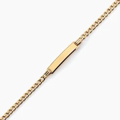 Best Histoire d'Or Bracelet Identitée Genevra Or Jaune