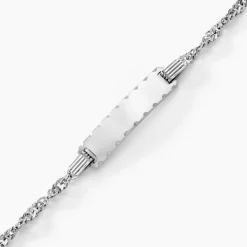 Histoire d'Or Bracelet Identitée Halia Argent Blanc* Bracelets|Gourmettes