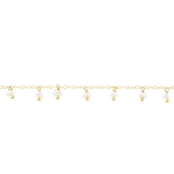 Histoire d'Or Bracelet Identitée Jazmin Or Jaune Perle De Culture* Bracelets