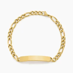 Outlet Histoire d'Or Bracelet Identitée Jimmy acier jaune