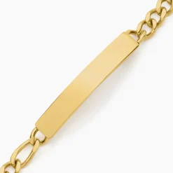 Outlet Histoire d'Or Bracelet Identitée Jimmy acier jaune