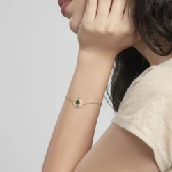 Discount Histoire d'Or Bracelet Ilia Plaqué Or Jaune Verre