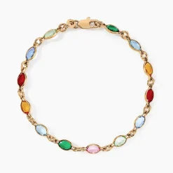 New Histoire d'Or Bracelet Ilvaae Plaqué Or Jaune Pierre De Synthese plaqué or jaune pierre multicolore