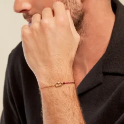 Histoire d'Or Bracelet Infini Pop Argent Jaune Oxyde De Zirconium argent dore oxyde