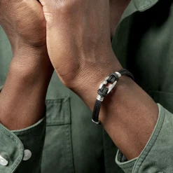 Clearance JOURDAN Bracelet Irenee Acier Blanc