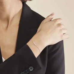 Hot Histoire d'Or Bracelet Irina Argent Blanc Oxyde De Zirconium