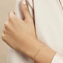 Histoire d'Or Bracelet Iris Or Jaune Maille Gourmette* Bracelets|Bracelets Maille