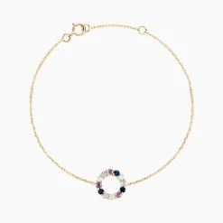 Histoire d'Or Bracelet Iris Or Jaune Topaze Améthyste* Bracelets